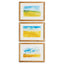 Napa Includes frames EUROPEAN LANDSCAPE PRINTS, SET OF 3