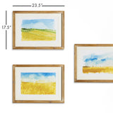 Napa Includes frames EUROPEAN LANDSCAPE PRINTS, SET OF 3