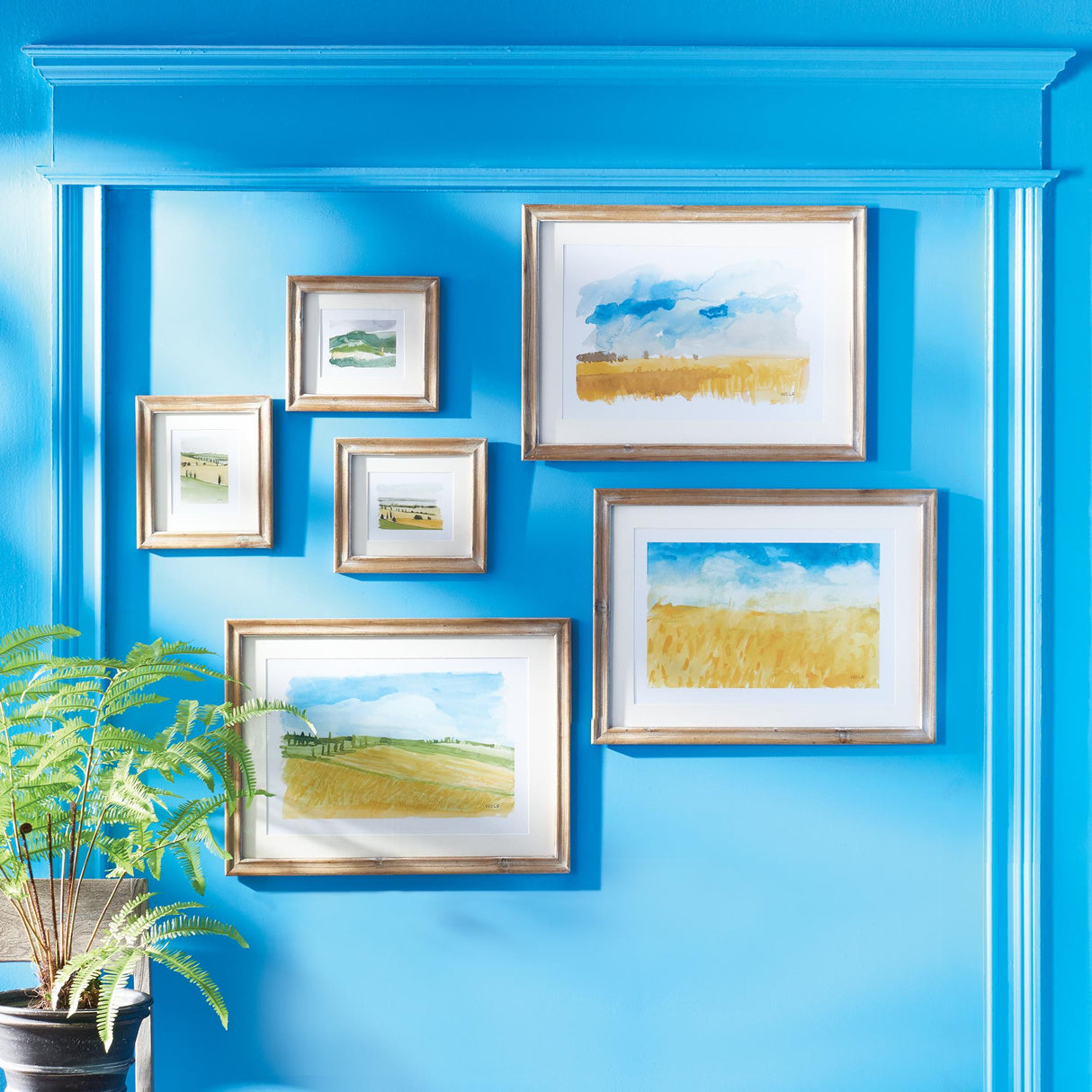 Napa Includes frames EUROPEAN LANDSCAPE PRINTS, SET OF 3