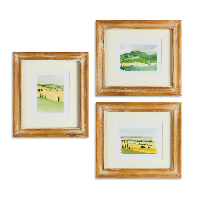 Napa Includes frames ITALIAN LANDSCAPE PRINTS, SET OF 3