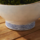 Napa White/Blue SEA BREEZE DECORATIVE BOWL