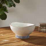 Napa White/Blue SEA BREEZE DECORATIVE BOWL