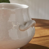 Napa White WELLON FOOTED CACHEPOT LARGE