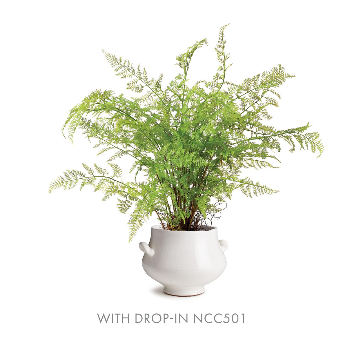 Napa White WELLON FOOTED CACHEPOT LARGE