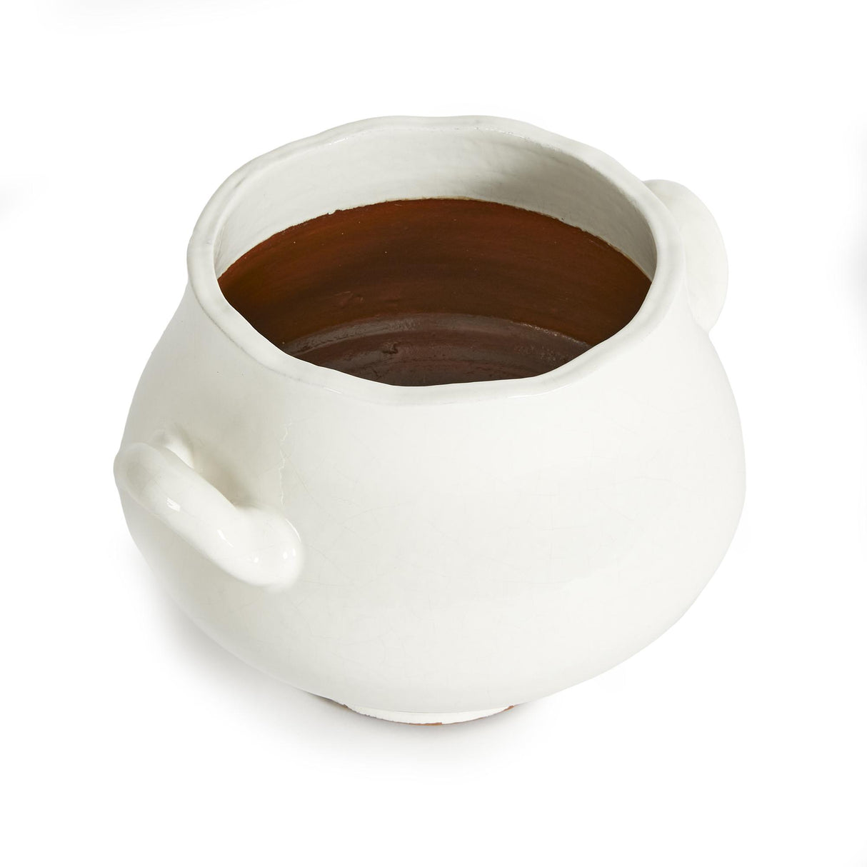 Napa White WELLON FOOTED CACHEPOT SMALL