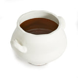 Napa White WELLON FOOTED CACHEPOT SMALL