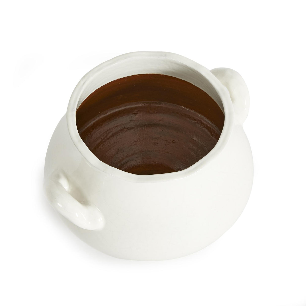 Napa White WELLON FOOTED CACHEPOT SMALL
