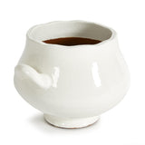 Napa White WELLON FOOTED CACHEPOT SMALL