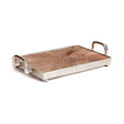 Napa Natural/Nickel BRIGHTON DECORATIVE TRAY SMALL