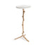 Napa White Marble/Gold VARINA ACCENT TABLE