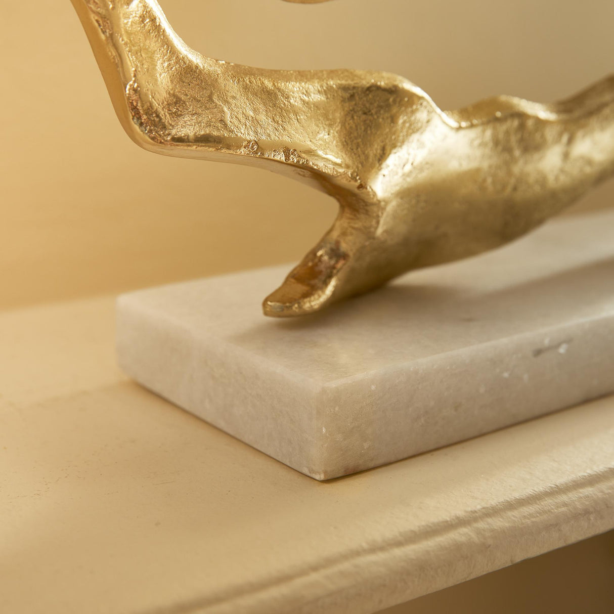 Napa Gold/White Marble COHEN SCULPTURE