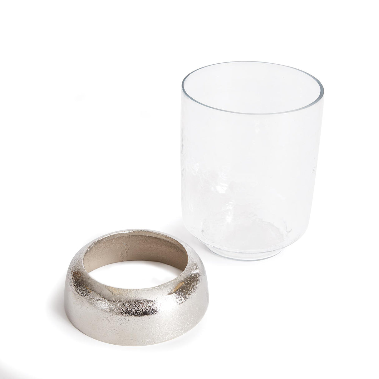 Napa Silver/Hammered Glass BODEN HURRICANE SMALL