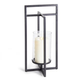 Napa Black/Hammered Glass EXTON LANTERN SMALL