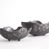 Napa Washed Dark Gray ROLAND ORGANIC DECORATIVE BOWLS, SET OF 2