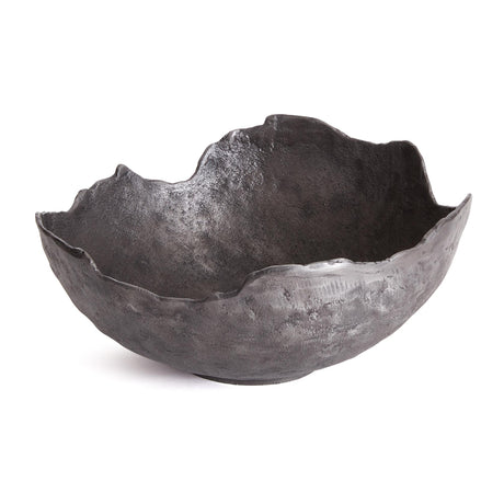 Napa Washed Dark Gray ROLAND ORGANIC GRANDE DECORATIVE BOWL