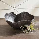 Napa Washed Dark Gray ROLAND ORGANIC GRANDE DECORATIVE BOWL