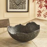 Napa Washed Dark Gray ROLAND ORGANIC GRANDE DECORATIVE BOWL