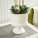 Napa Classic White MIRABELLE DECORATIVE PEDESTAL BOWL SMALL