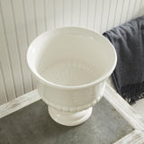 Napa Classic White MIRABELLE DECORATIVE PEDESTAL BOWL LARGE
