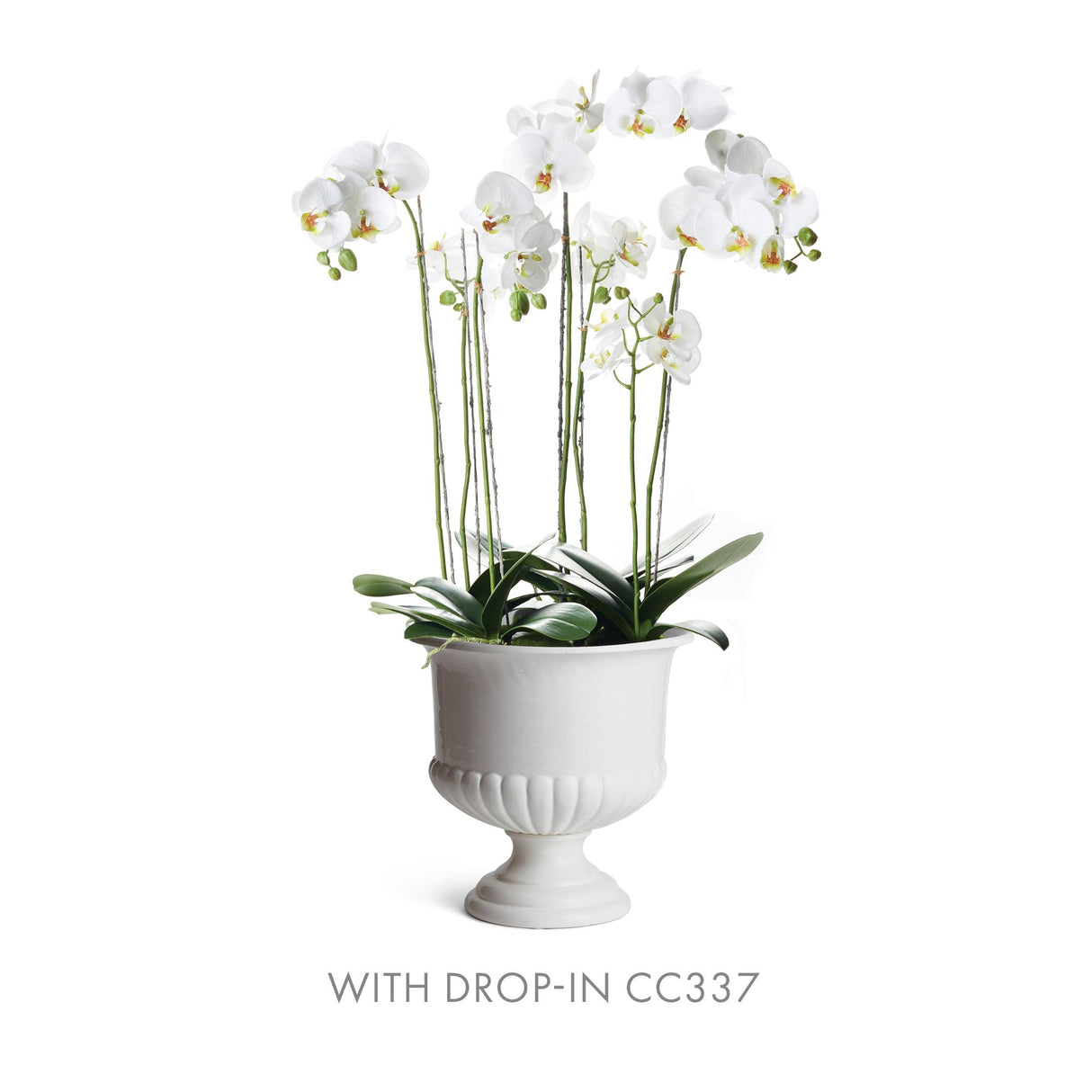 Napa Classic White MIRABELLE DECORATIVE PEDESTAL BOWL LARGE