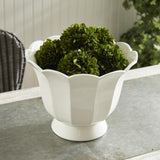 Napa Classic White MIRABELLE FLUTED CACHEPOT LARGE