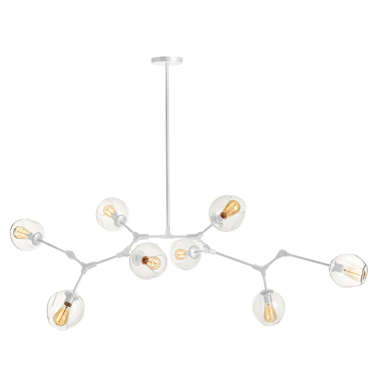 Napa White DANIELLA GLOBE CHANDELIER