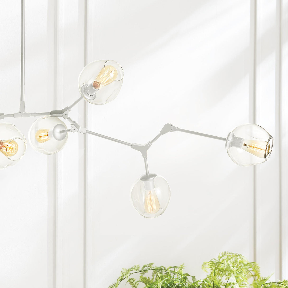 Napa White DANIELLA GLOBE CHANDELIER