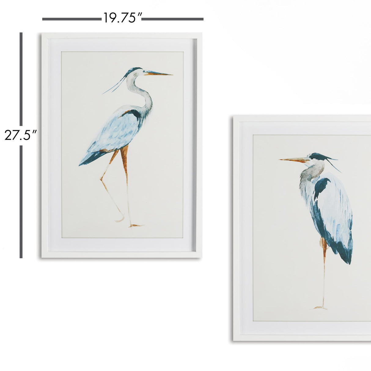 Napa #NAME? BLUE HERON PRINTS, SET OF 2