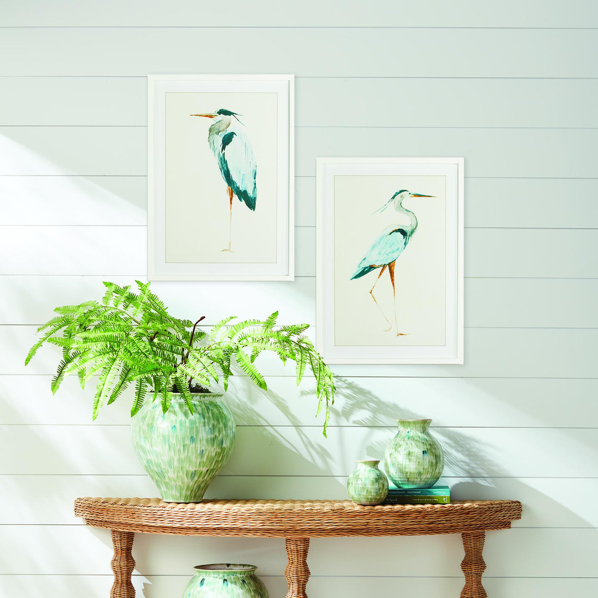 Napa #NAME? BLUE HERON PRINTS, SET OF 2