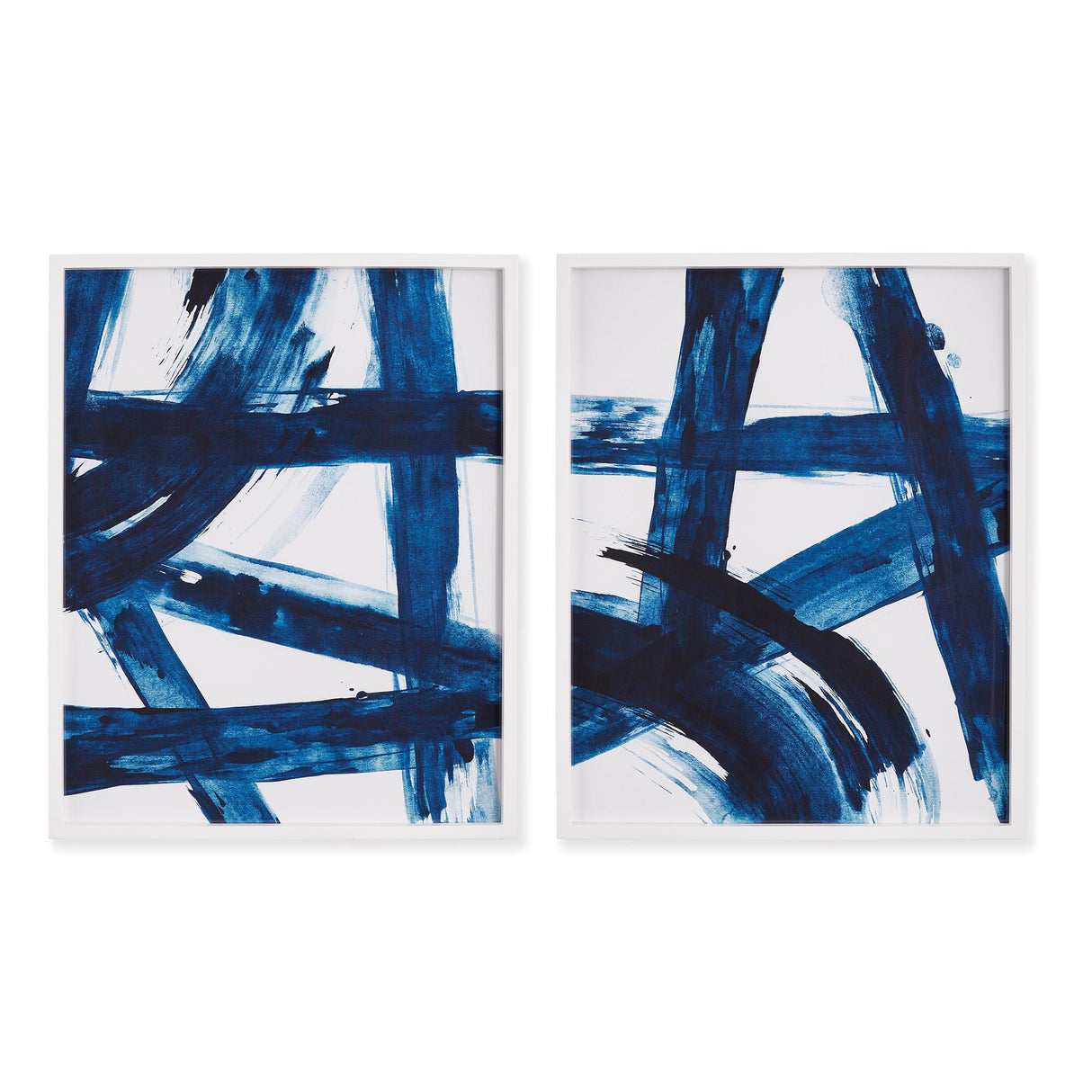 Napa  INDIGO ABSTRACTS, SET OF 2
