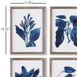 Napa  INDIGO BOTANICALS, SET OF 4