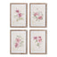 Napa  PINK CLEMATIS PRINTS, SET OF 4