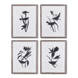 Napa  BIRD SILHOUETTE PRINTS, SET OF 4