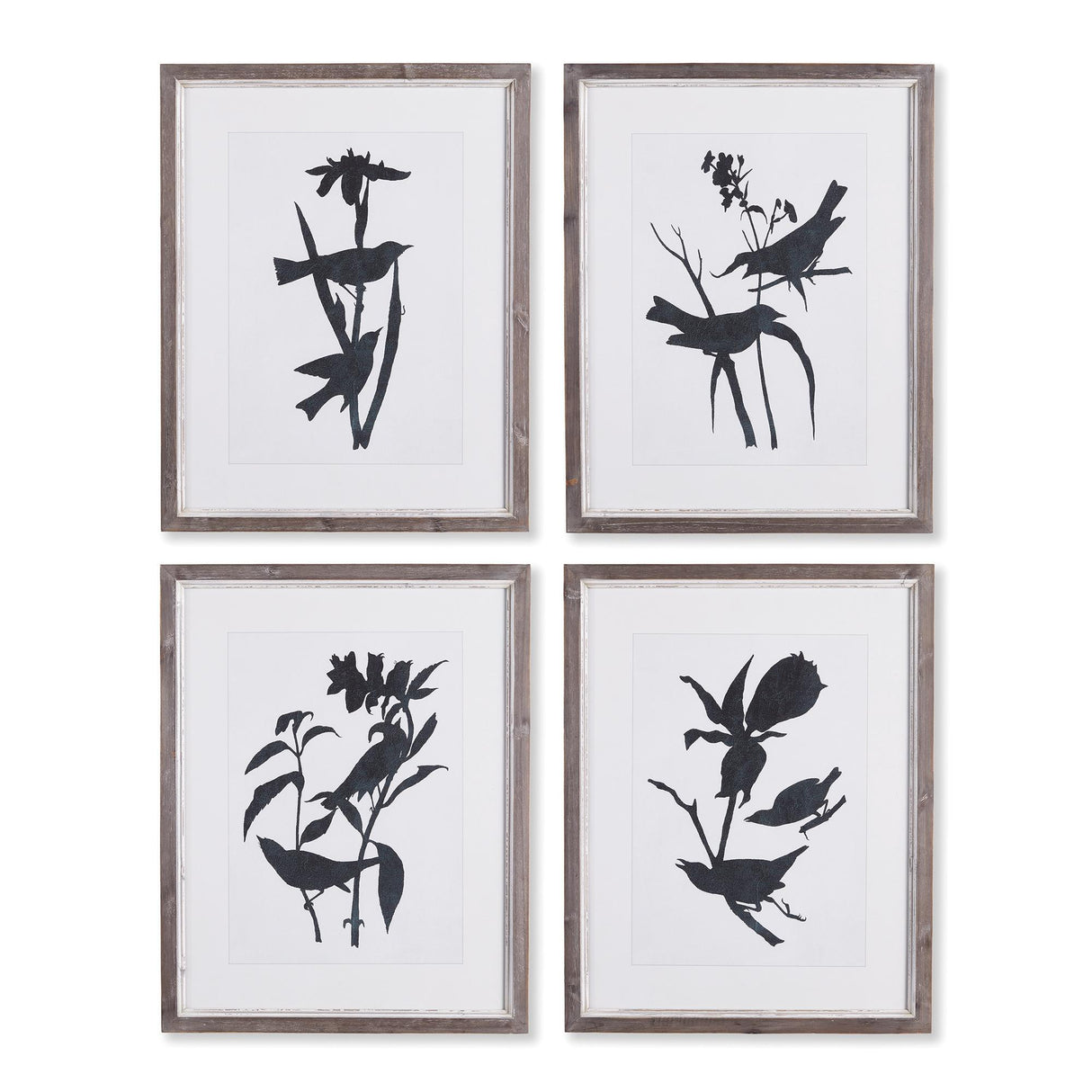 Napa  BIRD SILHOUETTE PRINTS, SET OF 4