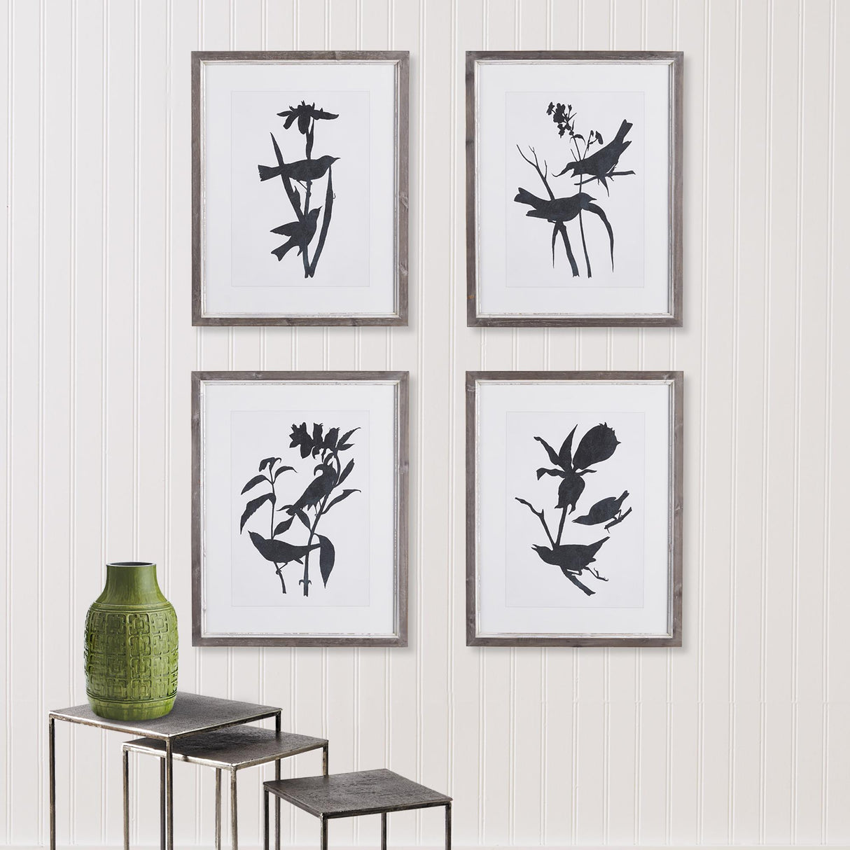 Napa  BIRD SILHOUETTE PRINTS, SET OF 4