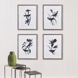 Napa  BIRD SILHOUETTE PRINTS, SET OF 4