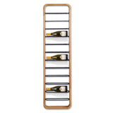 Napa Natural/Black HOXTON 12-BOTTLE WINE RACK