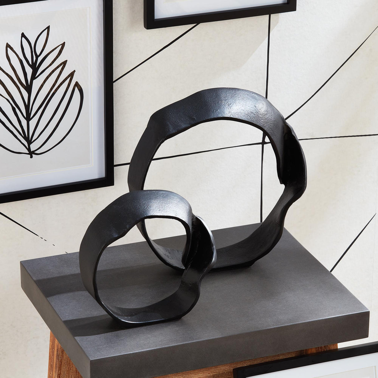 Napa Black ROWAN SCULPTURES, SET OF 2