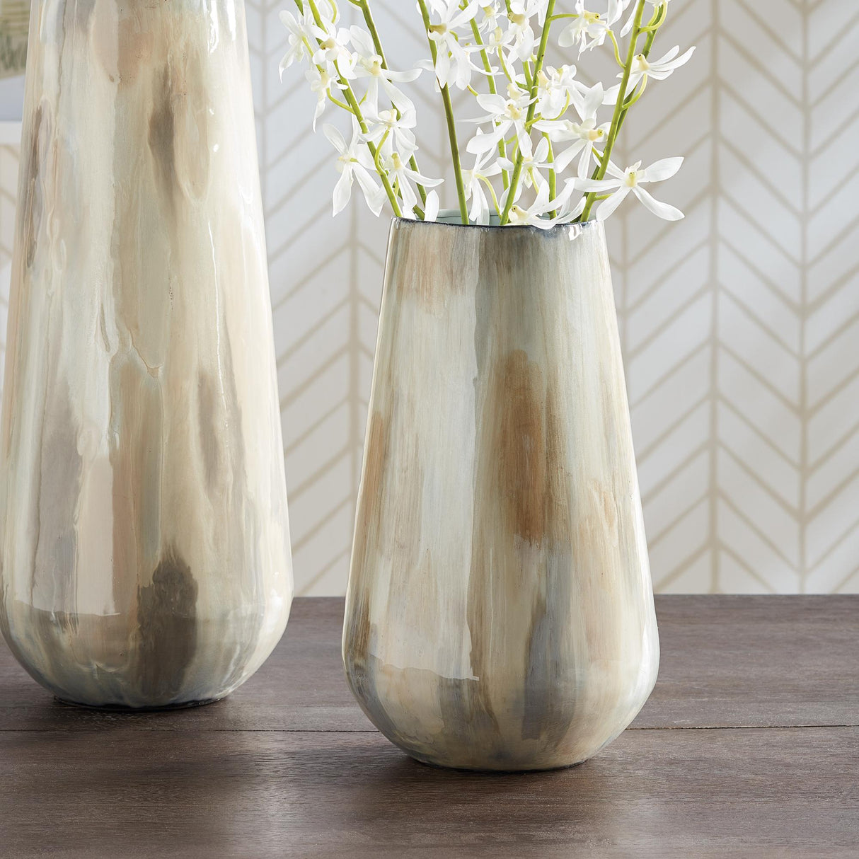 Napa White Pearl ALMETA VASE SMALL