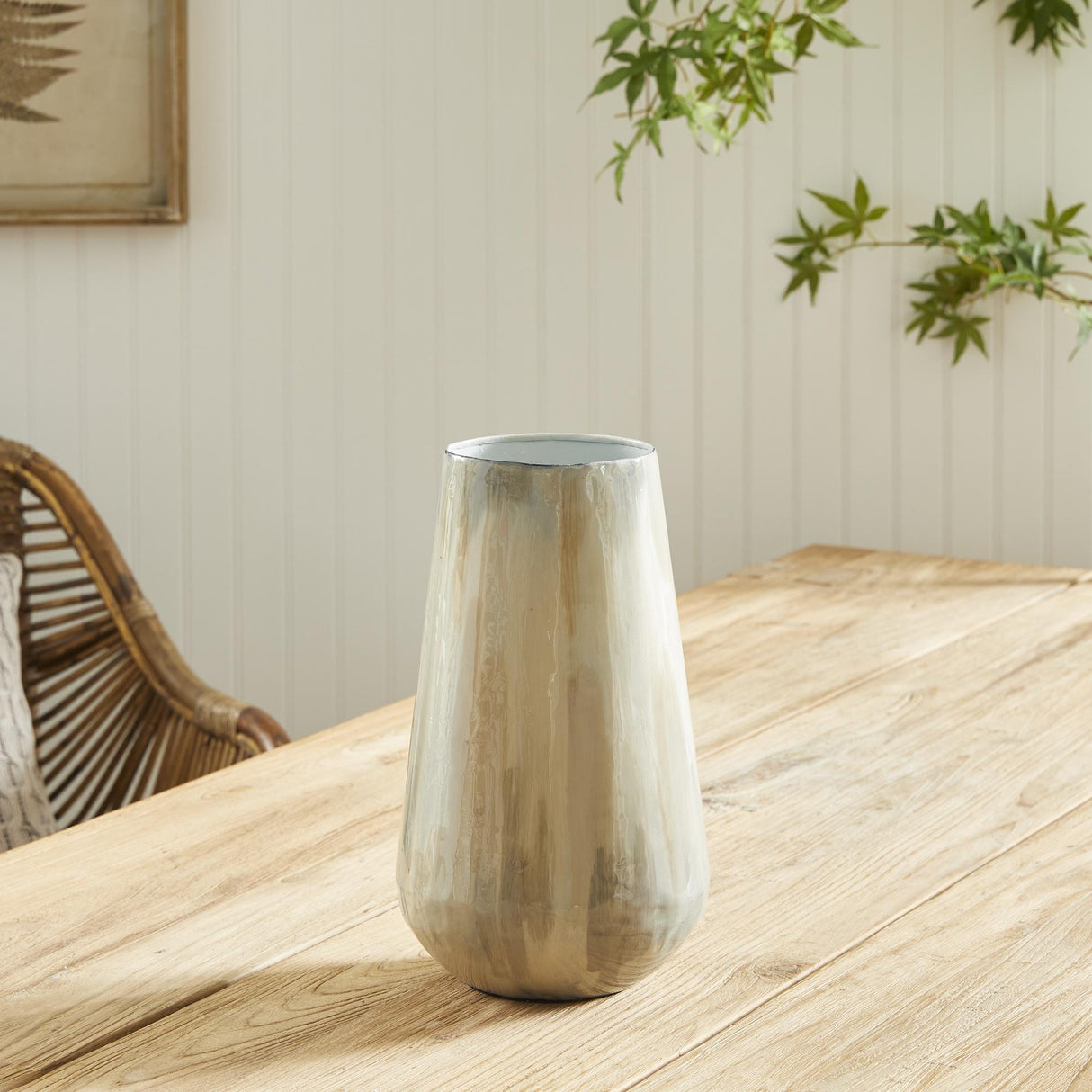 Napa White Pearl ALMETA VASE SMALL