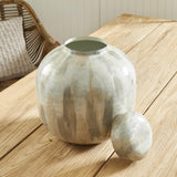 Napa White Pearl ALMETA LIDDED URN