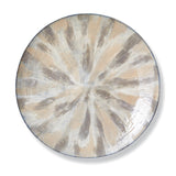 Napa White Pearl ALMETA DECORATIVE PLATE