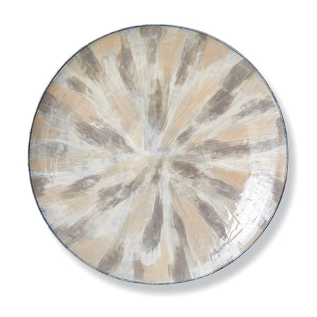 Napa White Pearl ALMETA DECORATIVE PLATE