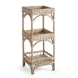 Napa Nature's Gray/Brown, Rattan ISLA ETAGERE