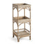 Napa Nature's Gray/Brown, Rattan ISLA ETAGERE