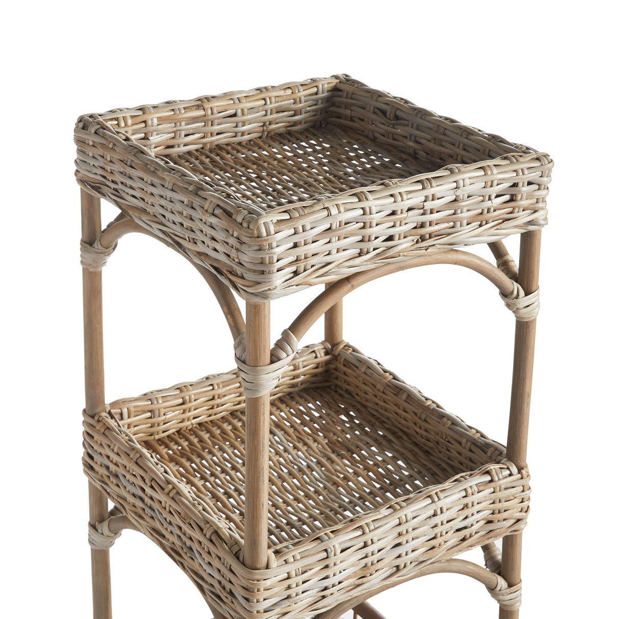 Napa Nature's Gray/Brown, Rattan ISLA ETAGERE
