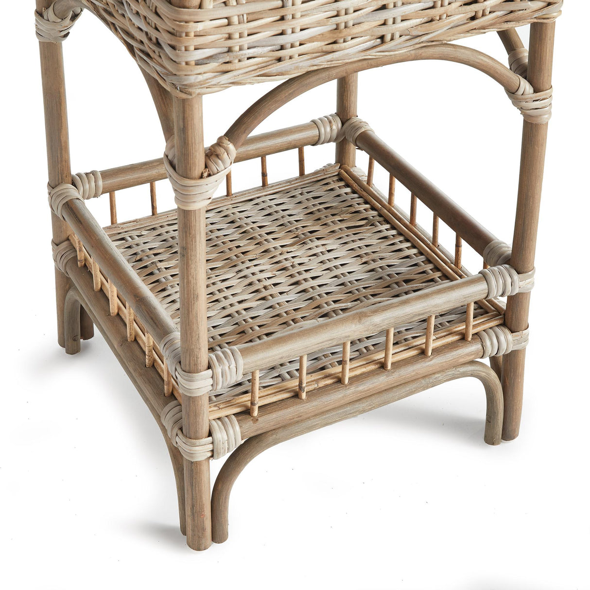 Napa Nature's Gray/Brown, Rattan ISLA ETAGERE