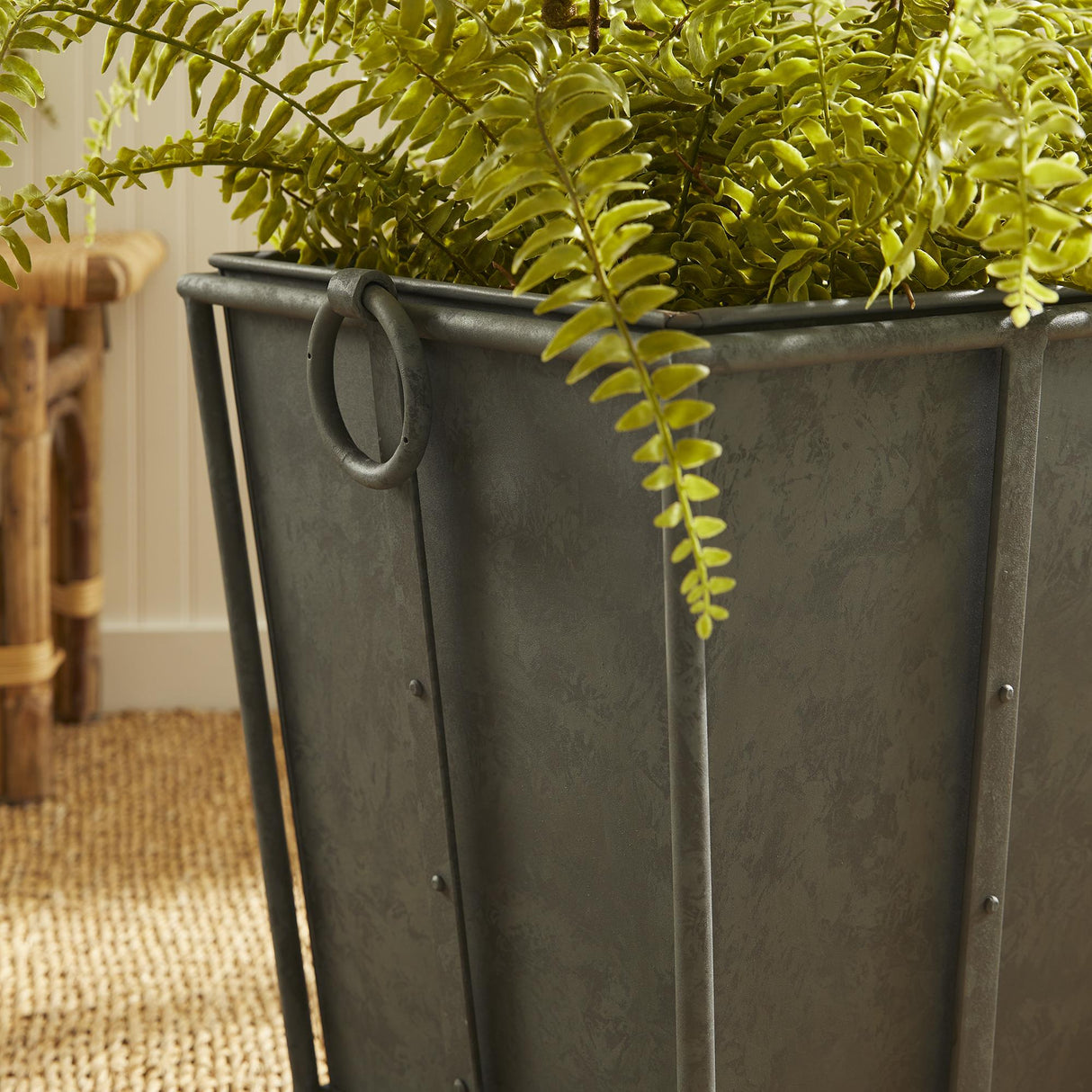 Napa Antique Gray CALLAHAN TAPERED PLANTER SMALL