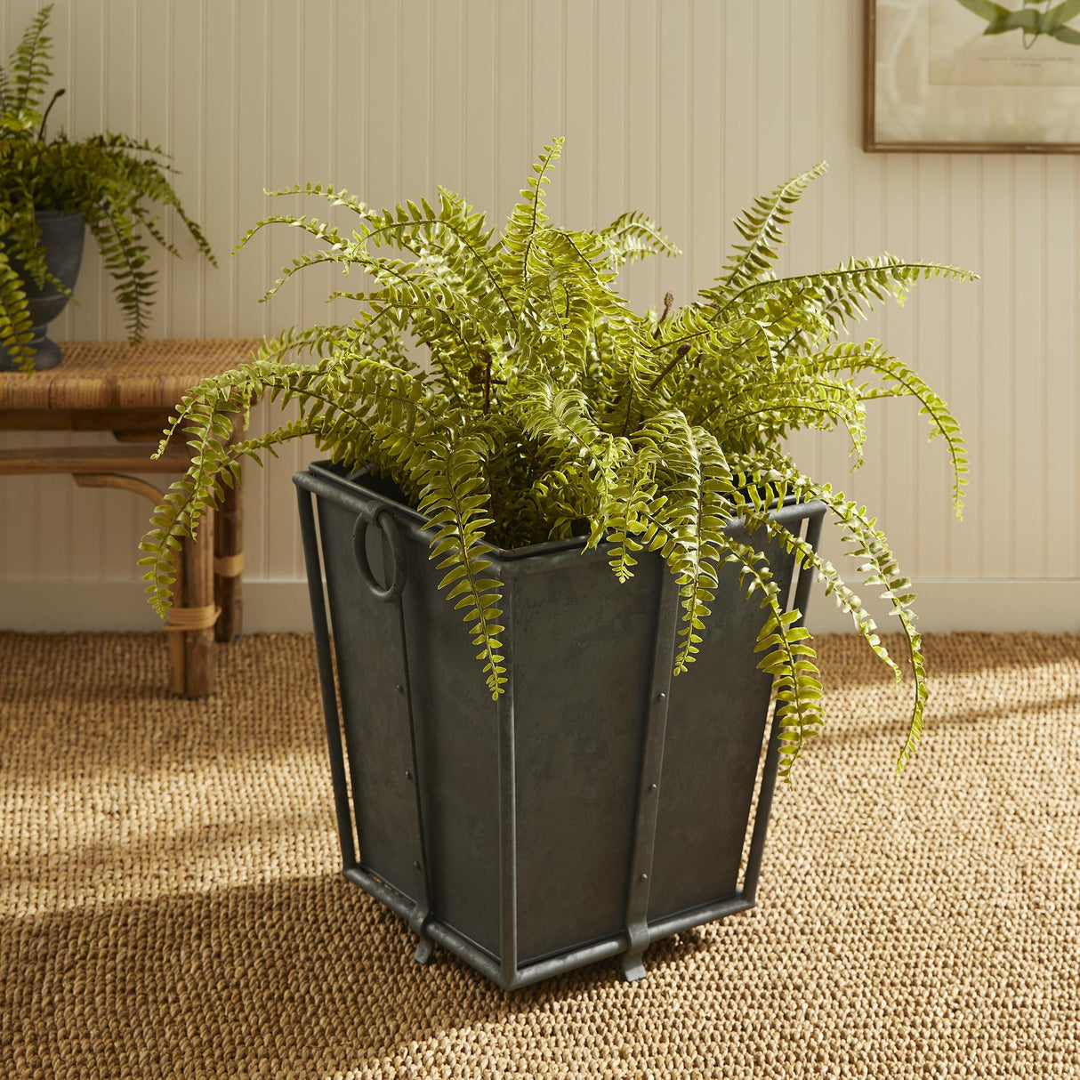 Napa Antique Gray CALLAHAN TAPERED PLANTER SMALL