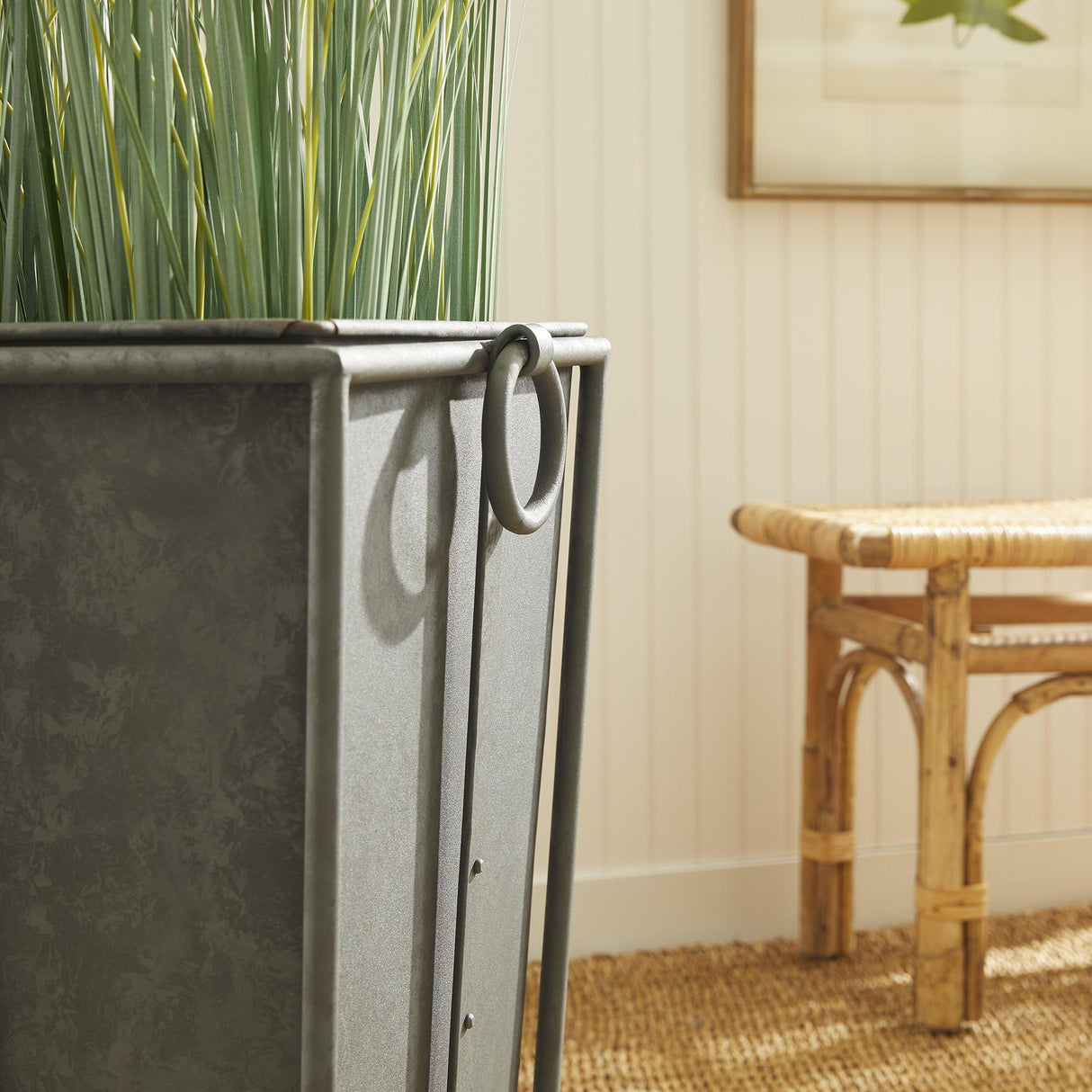 Napa Antique Gray CALLAHAN TAPERED PLANTER LARGE